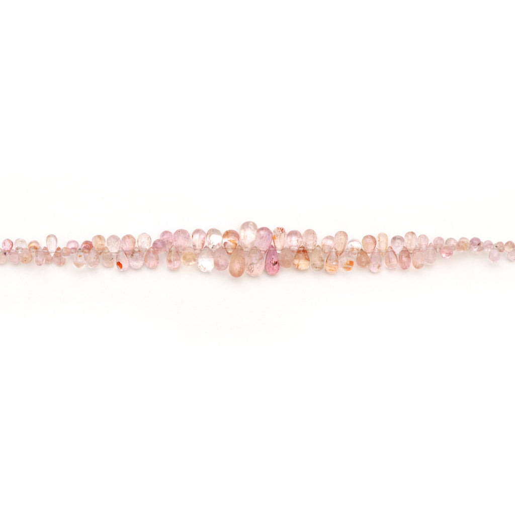 Imperial Topaz Smooth Drop Beads | 2.5x4.5 mm to 6x10.5 mm | Imperial Topaz | Gem Quality | 8 Inch Full Strand | Price Per Strand - National Facets, Gemstone Manufacturer, Natural Gemstones, Gemstone Beads