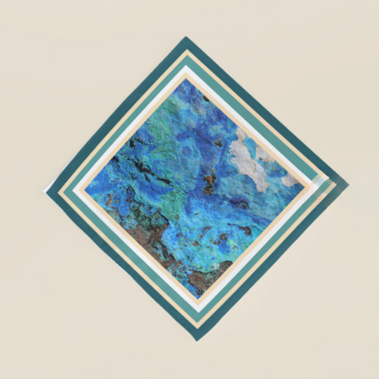 Aruzite Glow - 100% Organic Silk Scarf