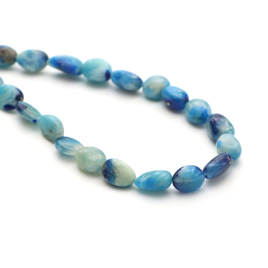 Afghanite smooth tumble beads, 8x10 mm to 8.5x13 mm, Afghanite jewelry making beads, Tumble shape beads, 20 inches strand, Price per strand