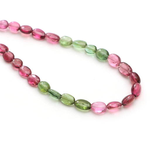 Multi Tourmaline Smooth Oval Beads, 5x6 mm to 6x7 mm, Tourmaline Oval Shape Beads, Tourmaline Oval, 19 Inch Full Strand, Price Per Strand