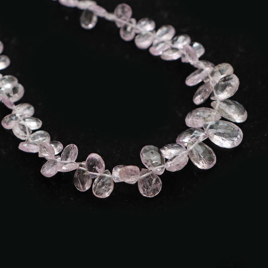 Imperial Topaz Faceted Pear Beads, 4x5 mm to 7x11 mm, Topaz Jewelry Making Beads, Faceted Pear Shape Topaz, 8 Inch Strand, Price Per Strand