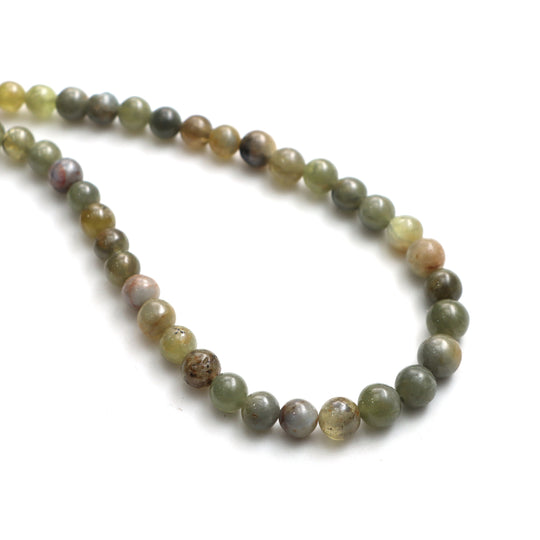 Cat's Eye Smooth Round Ball Beads, 4 mm To 7.5 mm , Cat's Eye Jewelry Making Beads, Cat's Eye Beads, 18 Inches Full Strand, Price Per Strand