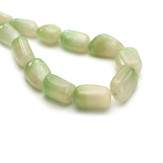 トルマリン スムース タンブル ビーズ、11x20.5 mm ～ 17.5x26 mm、プレーン トルマリン ビーズ、タンブル シェイプ トルマリン、20 インチ ストランド、1 ストランドあたりの価格