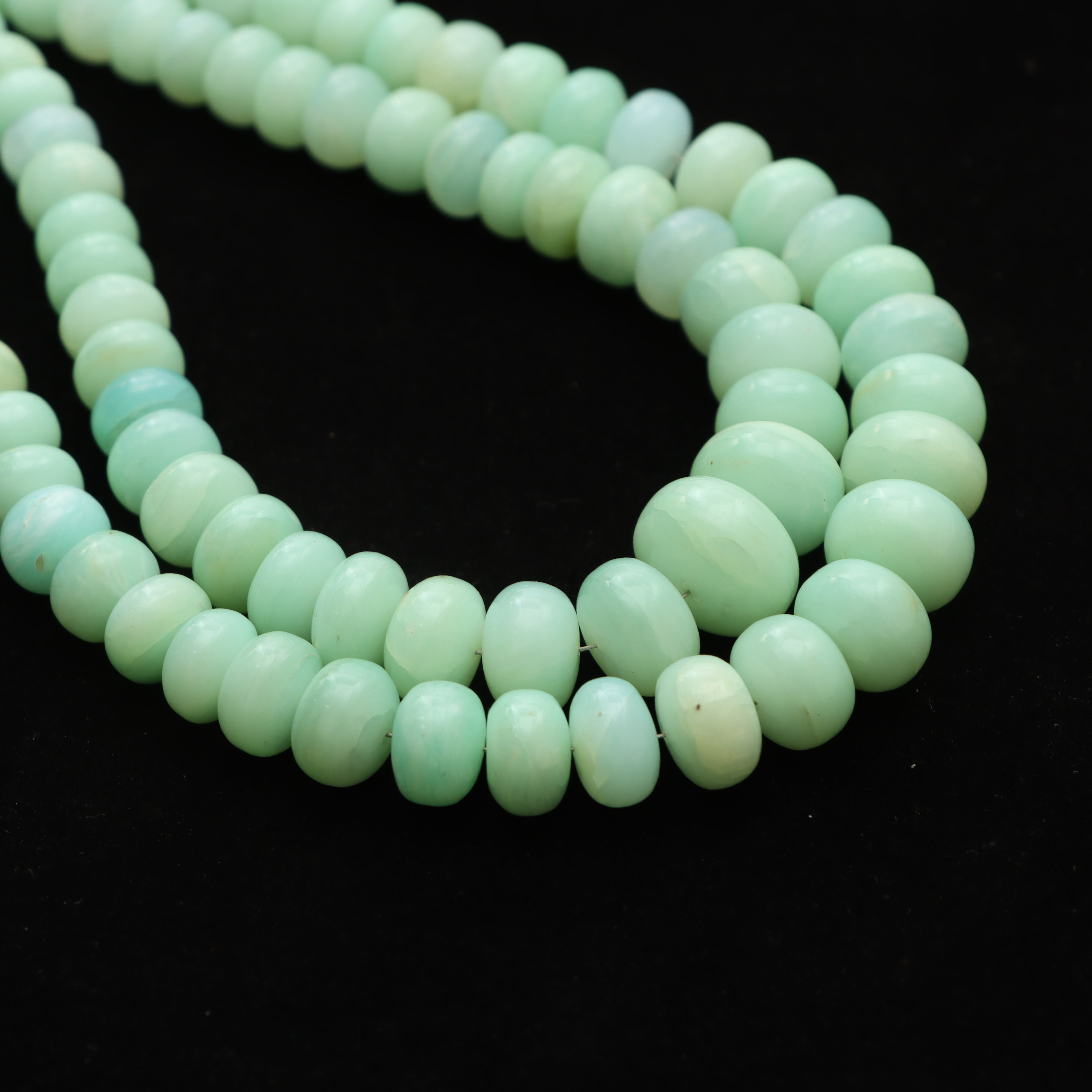 Peru opal smooth rondelle beads, mm to 12 mm, Peru opal