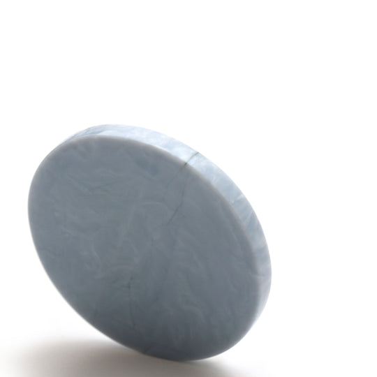 Blue Opal Smooth Round Slice Loose Gemstone, 55x55 mm, Blue Opal Gemstone, Plain Opal Round Slice, 1 Piece