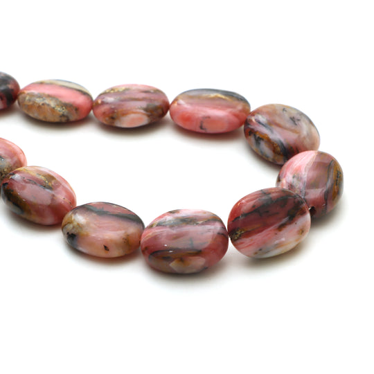 Candy opal smooth tumble beads, 16x21 mm to 20x26.5 mm, Plain candy opal beads, Tumble shape candy opal, 20 inch strand, Price per strand