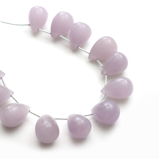 Yttrium Fluorite Smooth Drop Beads, 14x20 mm To 15x20 mm, Plain Fluorite Beads, Yttrium Fluorite Beads, 8 Inches Strand, Price Per Strand