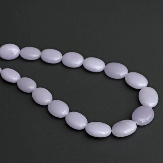 Yttrium Fluorite Smooth Oval Beads, 8.5x12 mm To 12.5x16 mm, Plain Oval Beads, Yttrium Fluorite Beads, 18 Inches Strand, Price Per Strand
