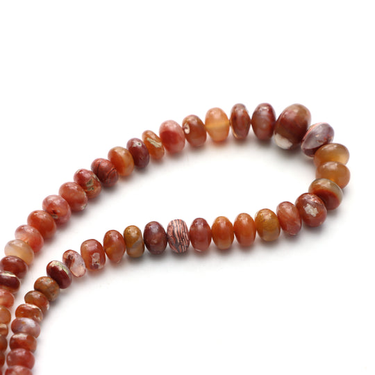 Howardite Opal Smooth Rondelle Beads, 6 mm to 14 mm, Howardite Opal Beads, Plain Opal Beads, 18 Inches Full Strand, Price Per Strand