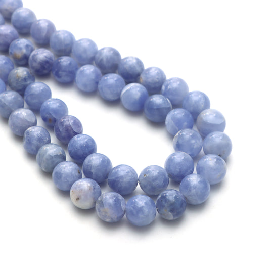 Hackmanite Smooth Round Ball Beads, 9 mm to 10 mm, Hackmanite Jewelry Making Beads, Plain Hackmanite, 18 Inches Strand, Price Per Strand