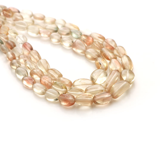 Oregon Sunstone Smooth Oval Beads, 4x6 mm To 7x12, mm, Plain Oregon Sunstone Oval, Sunstone Beads, 18 Inch Strand, Price Per Strand