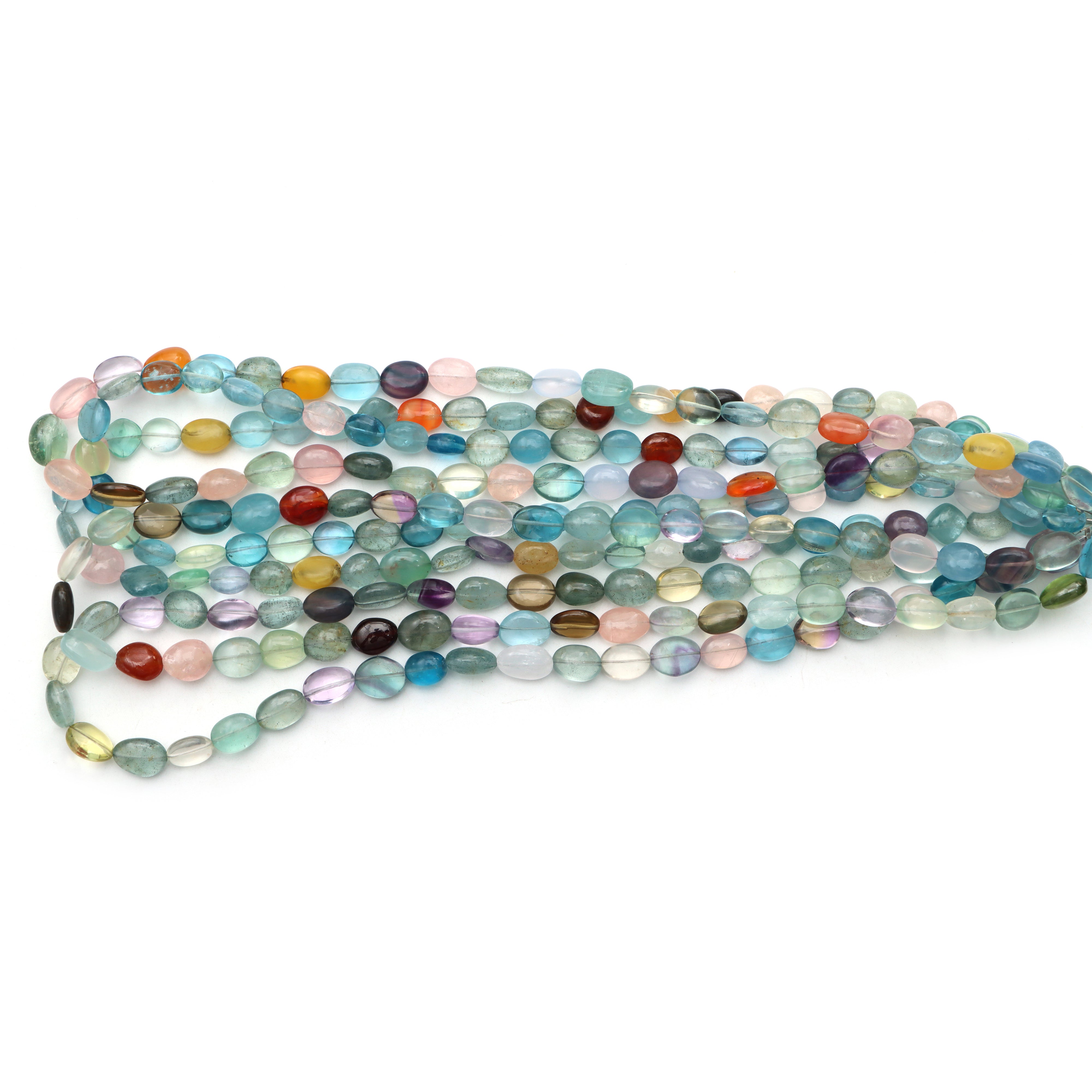 Mix Semi Smooth Tumble Beads, 8x10 mm to 8x11 mm, Mix Semi Jewelry