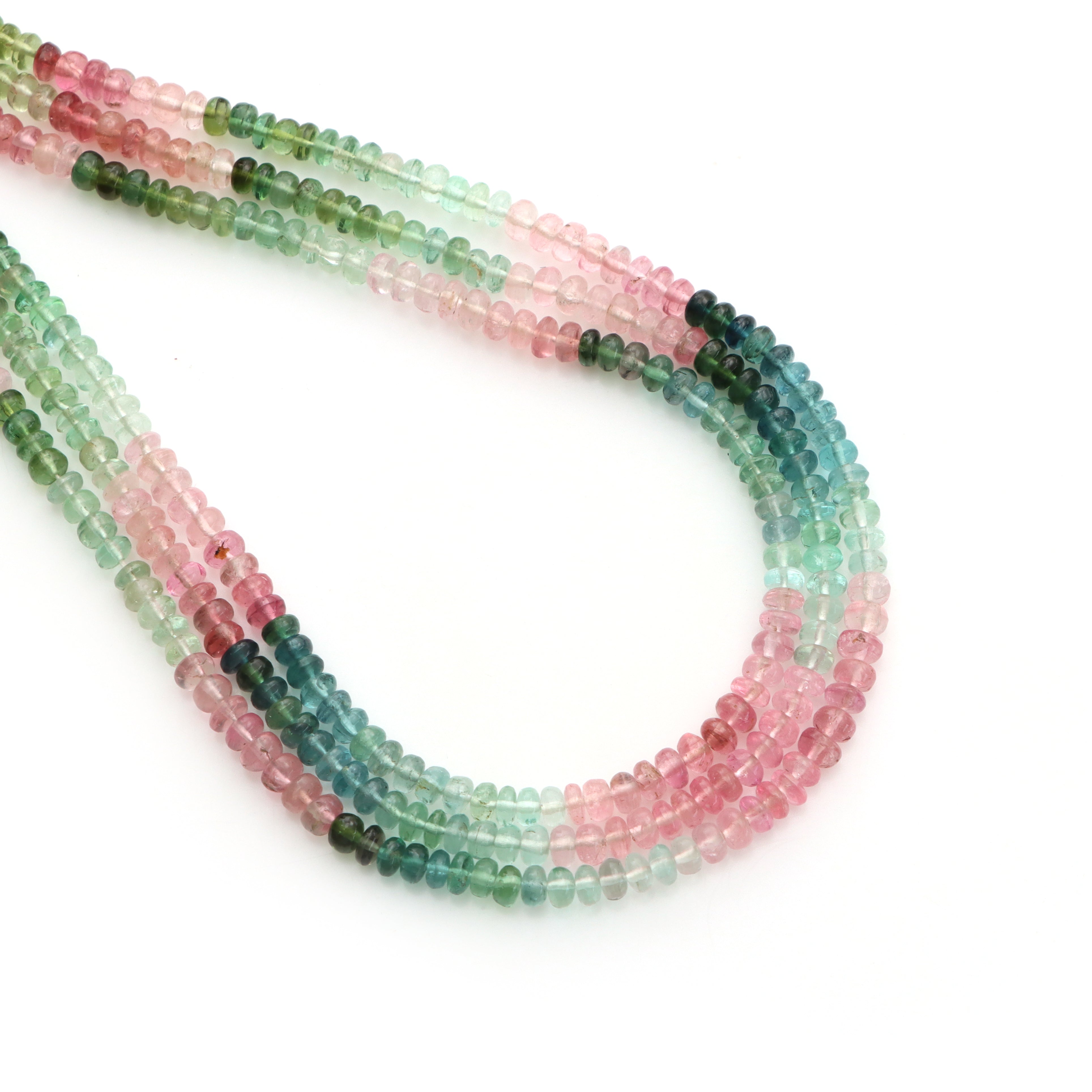 Top Quality Multi Afghani Tourmaline Gemstone Beads, - Main Image