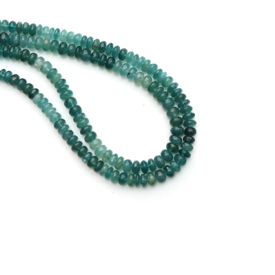 Natural Grandidierite Smooth Rondelle Beads, 6 mm Beads, Grandidierite Jewelry Making Bead, Plain Grandidierite, 18 Inches, Price Per Strand