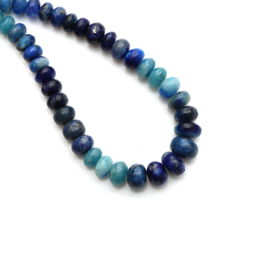 Natural Afghanite Smooth Rondelle Beads, 8 mm To 12.5 mm, Afghanite Plain Beads, Afghanite Jewelry Beads, 18 Inch Strand, Price Per Strand