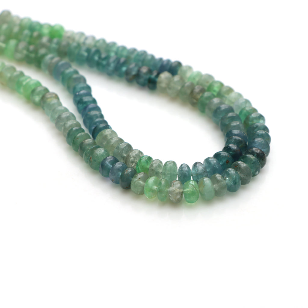 Natural Kornerupine Smooth Rondelle Beads