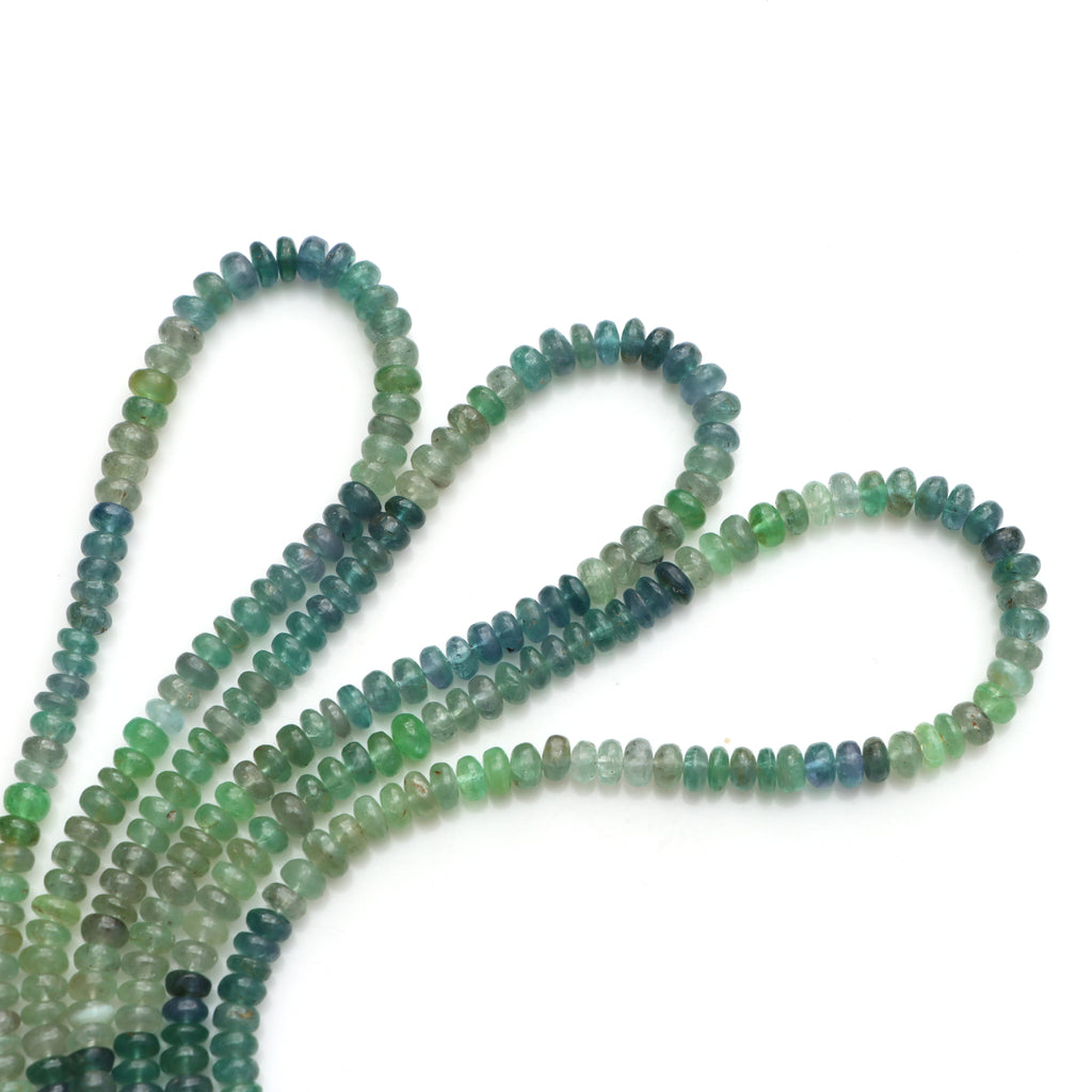 Natural Kornerupine Smooth Rondelle Beads
