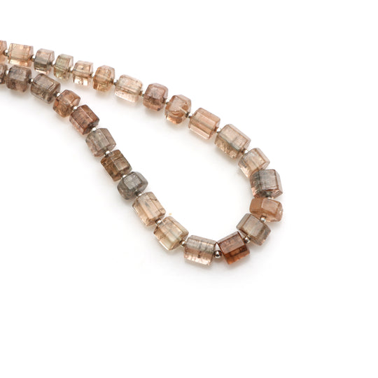 Natural Tourmaline Faceted Cylinder Beads, 2.5x5 mm to 5x7.5 mm, Tourmaline Beads, 18 Inches Full Strand, Price Per Strand