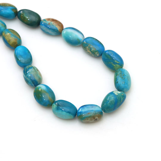 Opalina Smooth Tumble Beads, 6.5x8.5 mm To 11x16.5 mm, Opalina Jewelry Making Beads, Tumble Shape Opalina, 19 Inches Strand Price Per Strand