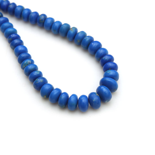 Natural Ceruleite Smooth Rondelle Beads, 5.5 mm To 9 mm, Blue Ceruleite Jewelry Making Gemstone Beads, 8 Inches / 18 Inches Full Strand (Copy) (Copy) (Copy)