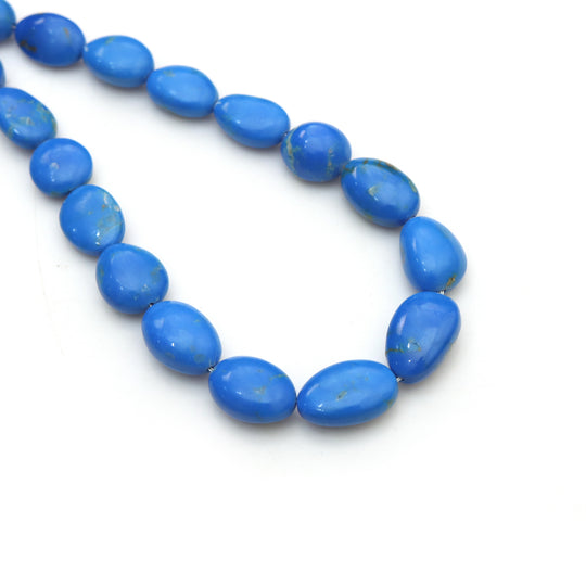 Ceruleite Smooth Tumble Beads, 8x12 mm To 12x18 mm, Plain Cerulite Beads, Tumble Shape Beads, 20 Inch Strand, Price Per Strand (Copy)