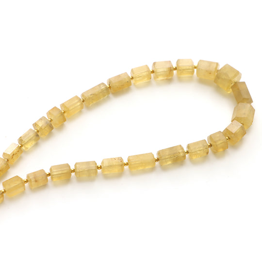 Aquamarine Faceted Cylinder Beads, 4x7 mm to 8.5x10.5 mm, Faceted Aquamarine Cylinder, Aquamarine Beads, 18 Inch Strand, Price Per Strand