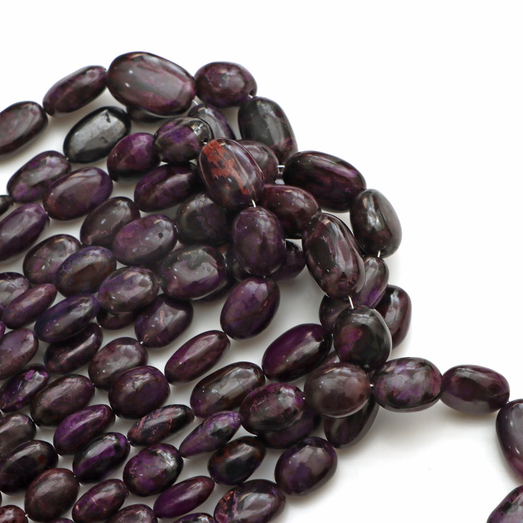 Purple Sugilite Smooth Tumble Beads