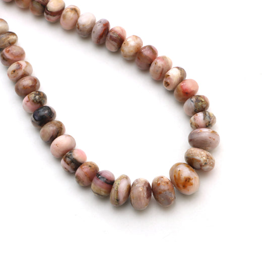 Candy opal smooth rondelle beads, 10 mm to 13 mm, Opal jewelry making beads, Rondelle shape candy opal, 18 inch strand, Price per strand