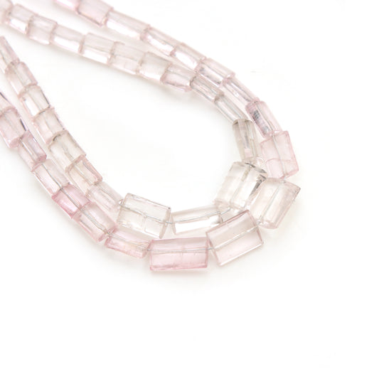 Natural Pink Imperial Topaz Smooth Cylinder Beads, 4x5 mm To 8x10 mm, Imperial Topaz Gemstone Beads For Jewelry Making, Wholesale Beads, 18"