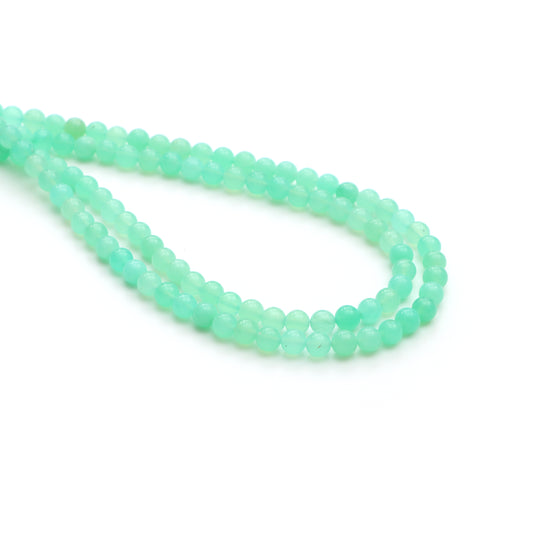Chrysoprase Smooth Round Ball Beads, 5 mm, Chrysoprase Round Shape Beads, Plain Chrysoprase Beads, 18 Inches Strand, Price Per Strand