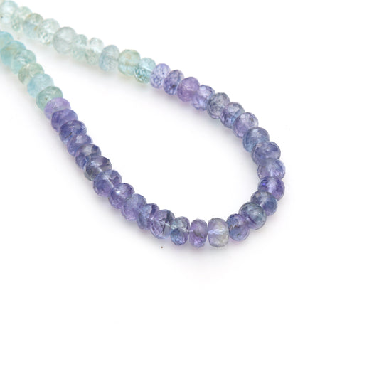 Mix Precious & Semi Precious Faceted Rondelle Beads, 6 mm to 6.5 mm, Jewelry Making Beads, 18 Inches Full Strand, Price Per Strand