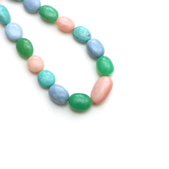 Mix Semi Smooth Tumble Beads, 10.5x12 to 12x21 mm, Mix Semi Jewelry Making Beads, Smooth Semi Beads, 16 Inch Strand, Price Per Strand