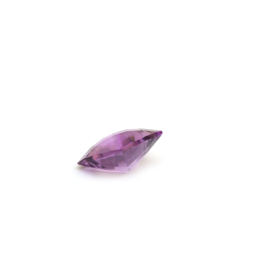 Pink Amethyst Faceted Cushion Loose Gemstone, 15mm , Checker Cut Gemstone, AA Quality, 1 Pieces - National Facets, Gemstone Manufacturer, Natural Gemstones, Gemstone Beads