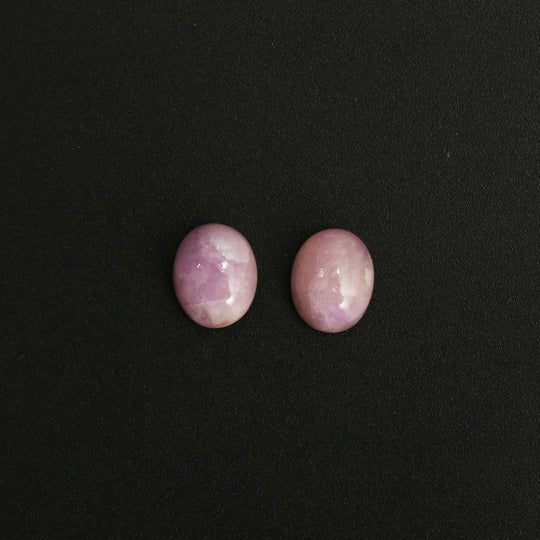 Natural Sugilite Smooth Oval Cabochon Gemstone | 8x10mm | Gemstone Cabochon | Pair ( 2 Pieces )
