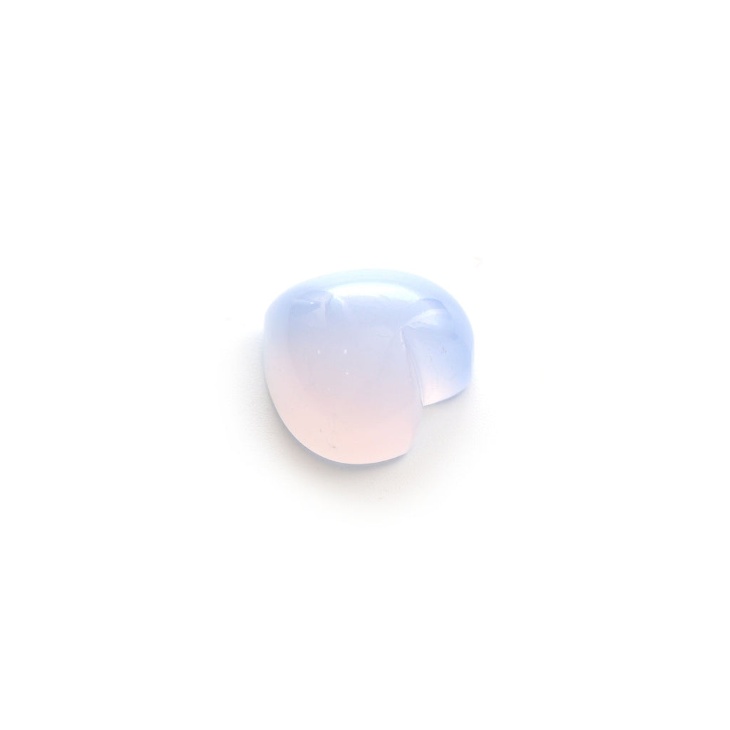 Chalcedony Smooth Heart Shape Carving Loose Gemstone- 20x20 mm -Chalcedony Heart, Chalcedony Cabochon Gemstone,1 Piece/Pair (2 Pieces) - National Facets, Gemstone Manufacturer, Natural Gemstones, Gemstone Beads