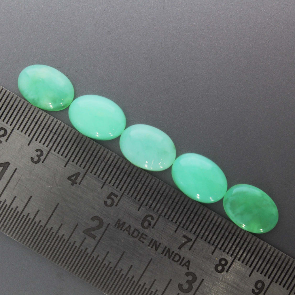Green opal 100% natural stone good quality shape oval size 14x10 to 12x10 mm Calibrated - National Facets, Gemstone Manufacturer, Natural Gemstones, Gemstone Beads