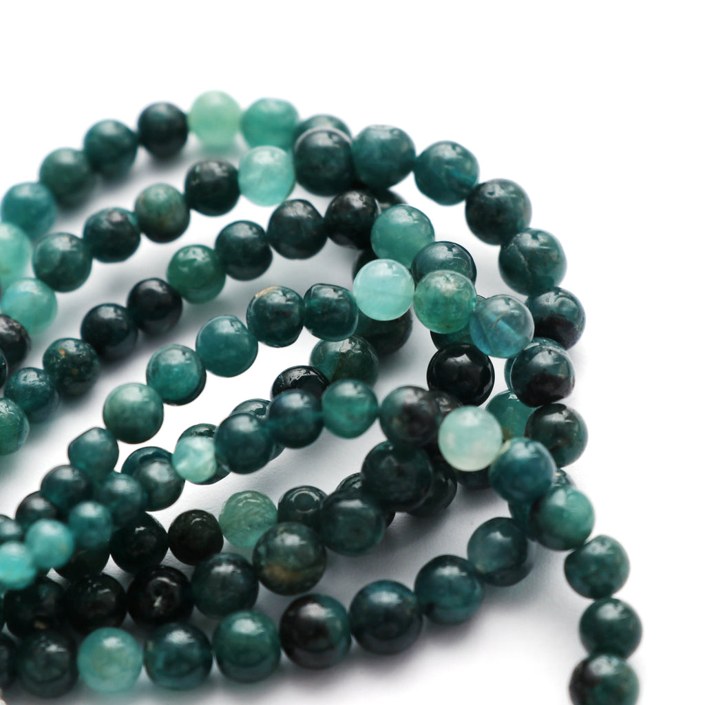 Natural Grandidierite Smooth Balls, Rare beads necklace, Fine Quality, 100% Natural, 5 mm to 6 mm, 8 Inch Strand - National Facets, Gemstone Manufacturer, Natural Gemstones, Gemstone Beads