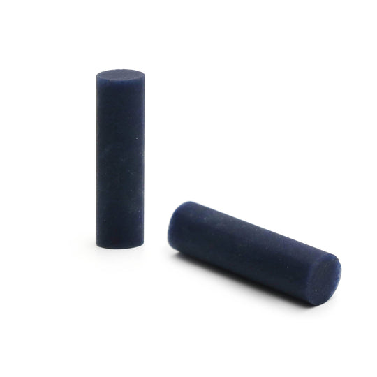 Denim Quartz Matte Finish Cylinder Gemstone, 8.5x30.5 MM, Matt Finish Gemstone , AA Quality , Price Per Pair Gemstone