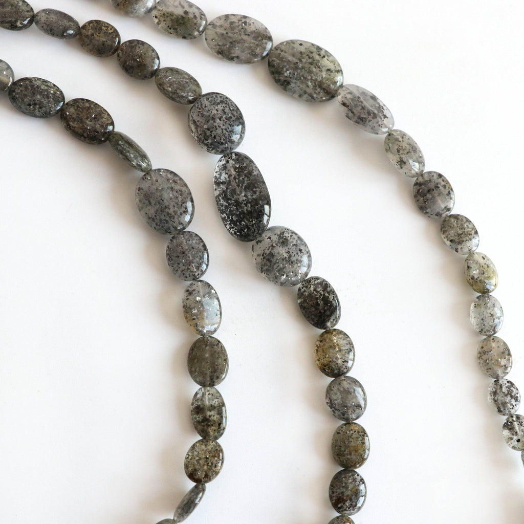 Celestial Quartz Smooth Tumble Beads- 4.5x5 mm to 12.5x17 mm - Celestial Quartz Oval Gem Quality ,8 Inch/20 Cm Full Strand, Price Per Strand - National Facets, Gemstone Manufacturer, Natural Gemstones, Gemstone Beads