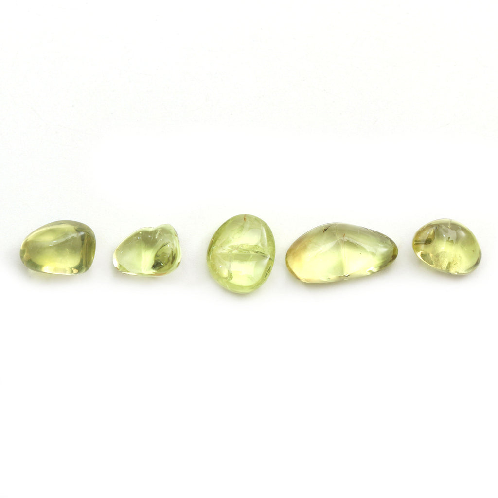 Natural Chrysoberyl Smooth Tumble Loose Gemstone, 7x14 mm, Chrysoberyl Smooth Tumble Gemstone, 5 Pieces - National Facets, Gemstone Manufacturer, Natural Gemstones, Gemstone Beads