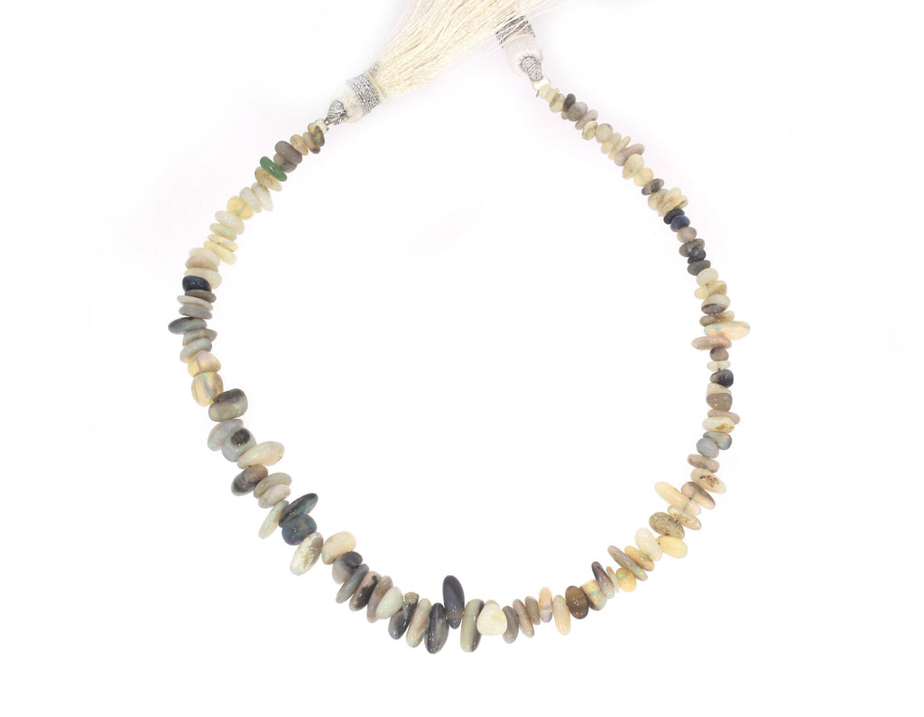 Natural Australian Opal Smooth Tumble Beads ,Opal Tumble, Australian Smooth,4 mm to 8 mm ,8 Inch Per Strand Price - National Facets, Gemstone Manufacturer, Natural Gemstones, Gemstone Beads