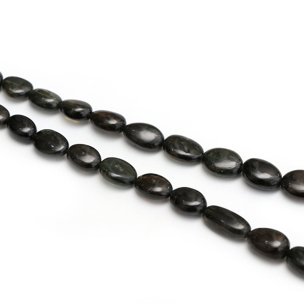 Natural Kornerupine Smooth Tumble Beads | Unique Kornerupine Tumble Beads | 6x7.5 mm to 10.5x17 mm | 8 Inch/ 18 Inch | Price Per Strand - National Facets, Gemstone Manufacturer, Natural Gemstones, Gemstone Beads
