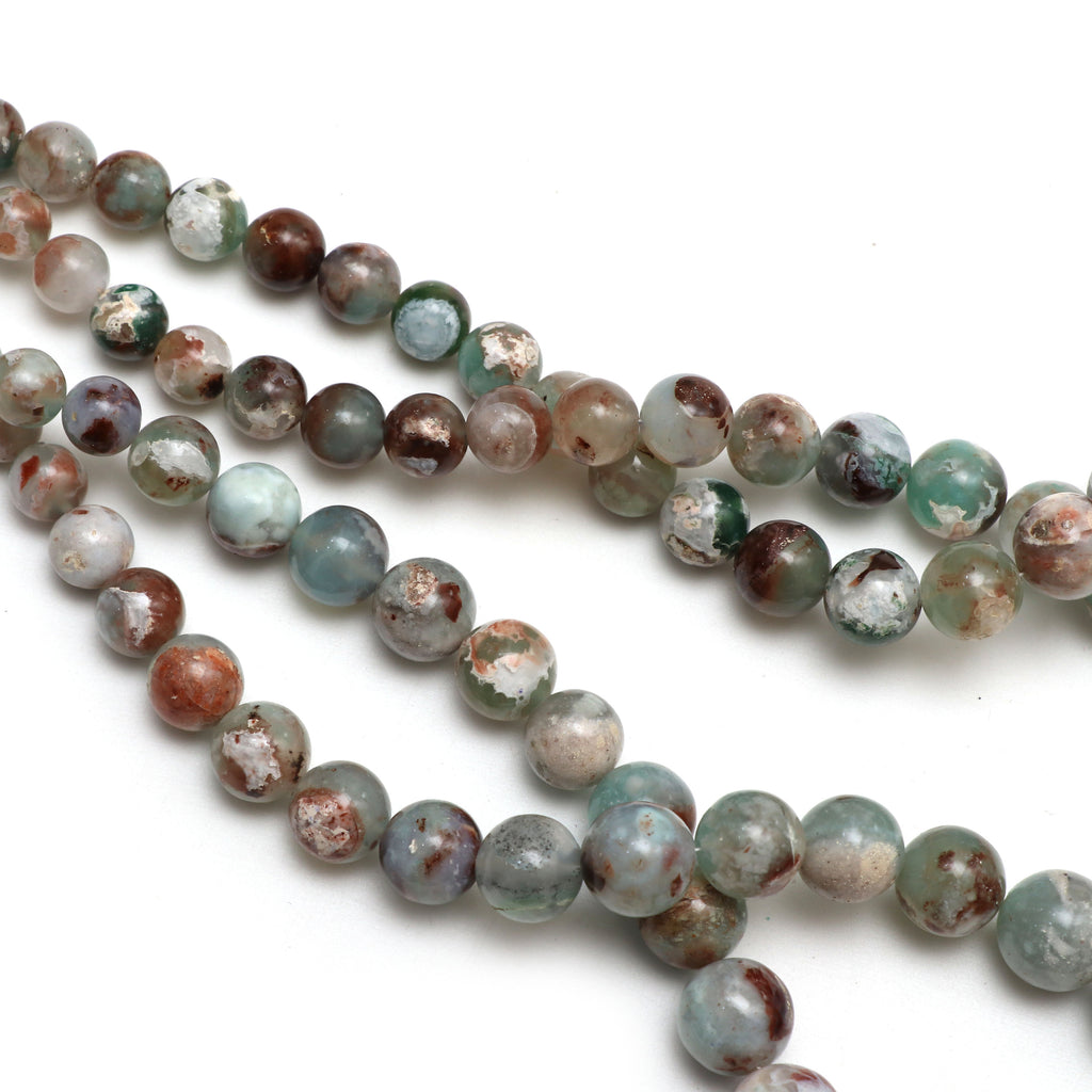 Aqua Chalcedony Smooth Balls Beads, Chalcedony Beads, 8.5 mm to 14.5 mm, Chalcedony Round- Gem Quality,18 Inch Full Strand, Price Per Strand - National Facets, Gemstone Manufacturer, Natural Gemstones, Gemstone Beads