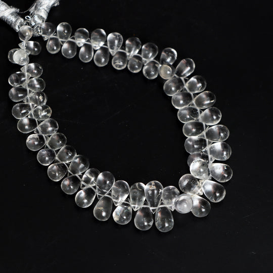 Haylight Opal Smooth Drop Beads, 5x8 mm To 6x10 mm, Haylight Opal Jewelry Making Beads, 8 Inches Full Strand, Price Per Strand