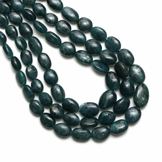 Grandidierite Smooth Tumble Beads, 5x6mm To 9.5x12mm, Grandidierite Jewelry Making Beads, 17 Inches Full Strand, Price Per Strand