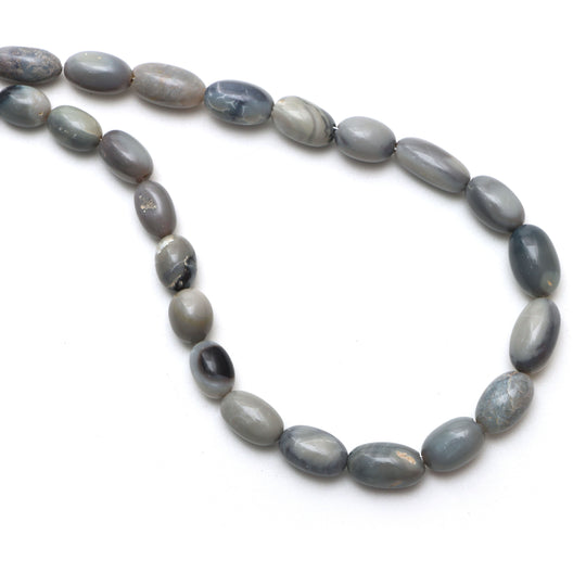 5.5x9 mm To 7.5x13 mm Australian Opal Smooth Tumble Beads