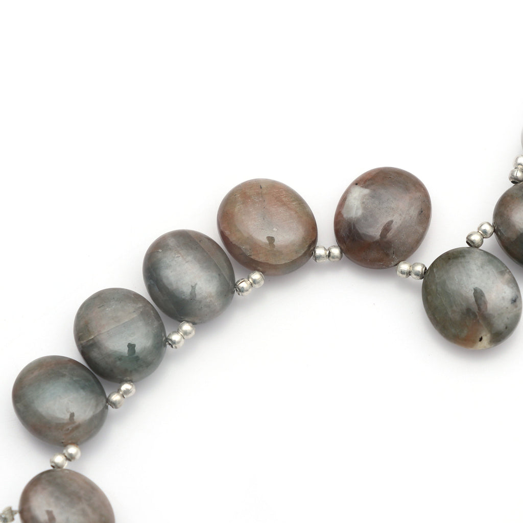 Cat's Eye Quartz Smooth Oval - 11x13 mm to 13x15 mm- Cat's Eye Quartz Oval Beads - Gem Quality , 12 Cm Full Strand, Price Per Strand - National Facets, Gemstone Manufacturer, Natural Gemstones, Gemstone Beads