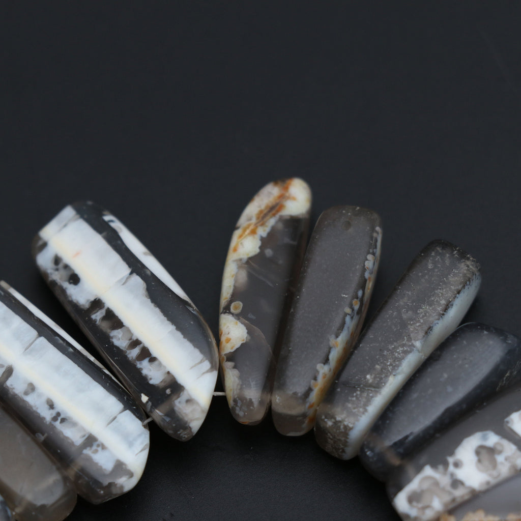 Opal Smooth Long Nuggets Beads - 8x15 mm to 11x31 mm - Opal Slice Gemstone - Gem Quality , 11 Cm Full Strand, Price Per Strand - National Facets, Gemstone Manufacturer, Natural Gemstones, Gemstone Beads