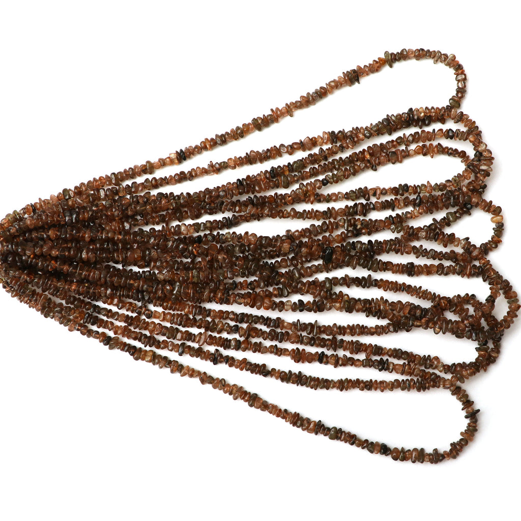 Andalusite Smooth Nuggets, Andalusite Nuggets, 6x3 to 7x3 mm, Andalusite Nuggets Beads, Andalusite Strand, 18 Inch Full Strand - National Facets, Gemstone Manufacturer, Natural Gemstones, Gemstone Beads