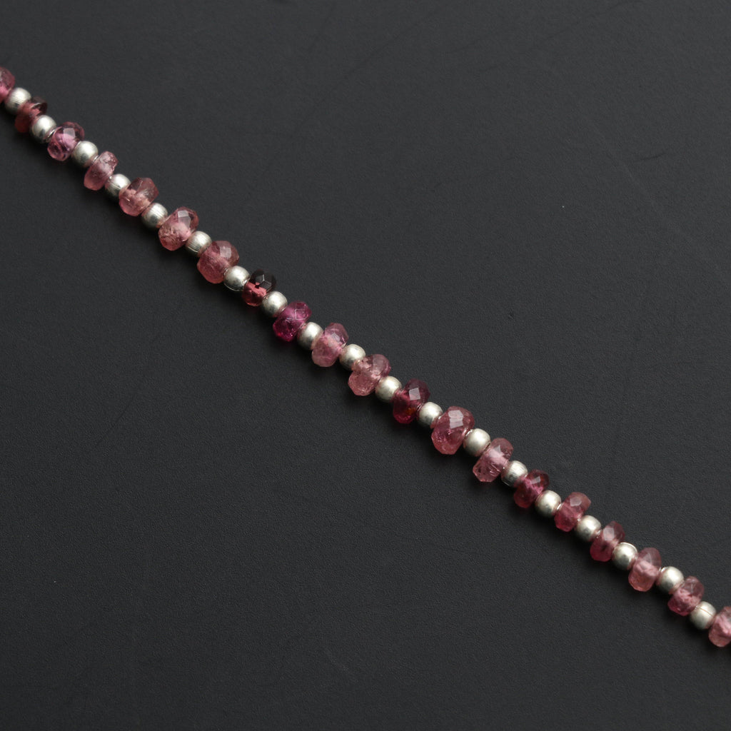 Natural Multi Tourmaline Faceted Beads, Tourmaline Beads - 3 mm to 4 mm -Multi Tourmaline -Gem Quality, 8 Inch Full Strand, Price Per Strand - National Facets, Gemstone Manufacturer, Natural Gemstones, Gemstone Beads